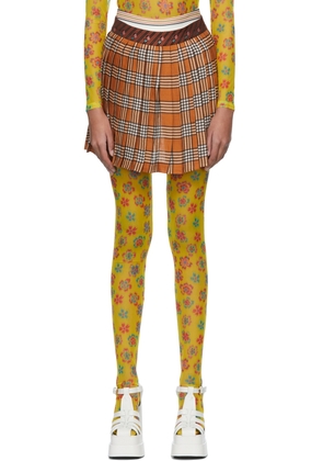 SHUTING QIU Brown Cotton Skort