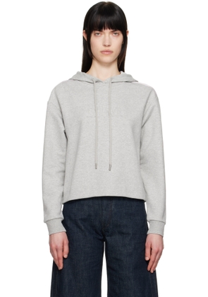 MM by Max Mara Gray Angora Hoodie