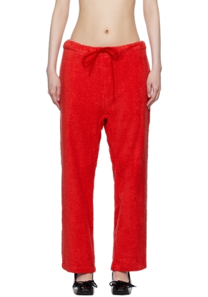 Bless Red Bathrobejogger Lounge Pants