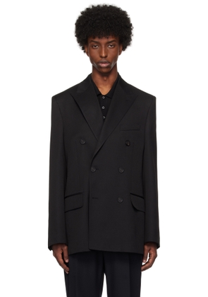 Golden Goose Black Double-Breasted Blazer