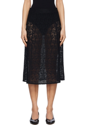 Hai Black Sofia Midi Skirt