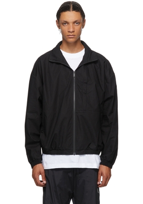 Marcelo Burlon County of Milan Black Logo Tech Track Jacket