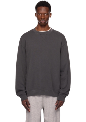 The Elder Statesman Gray Daily Crew Sweatshirt