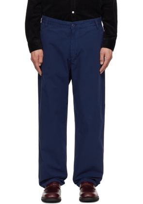 Carhartt Work In Progress Blue Calder Trousers
