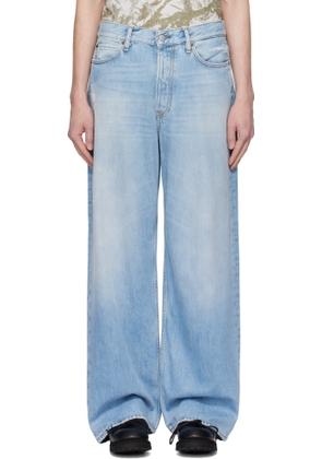 Acne Studios Blue Baggy Fit 1981M Jeans