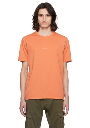 C.P. Company Orange Printed T-Shirt