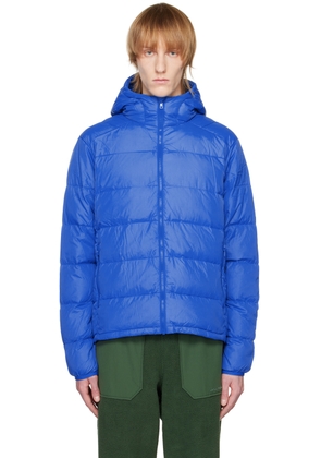 Outdoor Voices Blue Full Zip Down Jacket