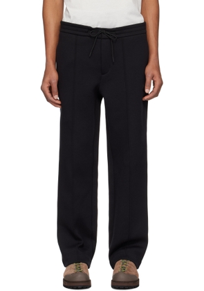 Moncler Black Logo Patch Cotton & Neoprene Sweatpants