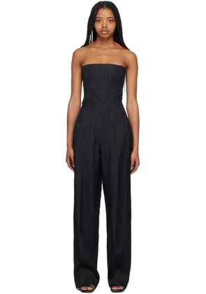 Stella McCartney Black Corset Jumpsuit