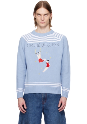 KidSuper Blue Cirque du Soleil Edition 'Cirque' Sweater