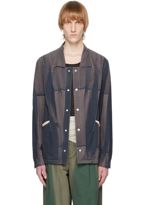 JiyongKim Navy Sun-Bleached Jacket