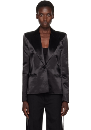 AARON ESH Black S-Breasted Blazer