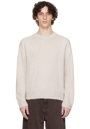 OUR LEGACY Off-White True Roundneck Sweater
