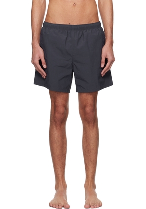 OUR LEGACY Navy Drape Tech Swim Shorts