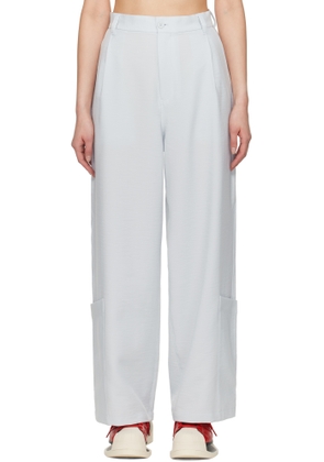 Y-3 Gray Sport Uniform Wide-Leg Trousers