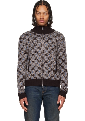 Wales Bonner Brown 'The Reverie' Track Jacket