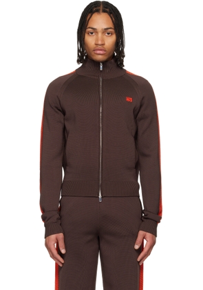 Wales Bonner Brown 'The Tide' Track Jacket