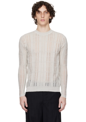 OUR LEGACY Gray Formal Sweater