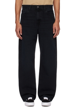 Carhartt Work In Progress Black Landon Canvas Trousers
