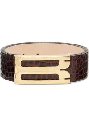 Victoria Beckham Brown Frame Belt
