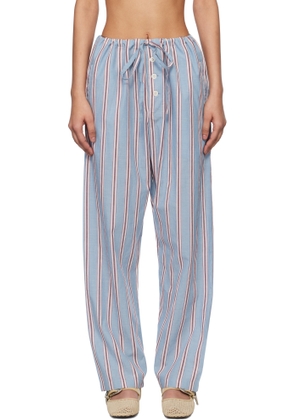 Bode Blue Regatta Stripe Pyjama Pants