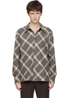 AVAVAV Gray Button-Up Shirt