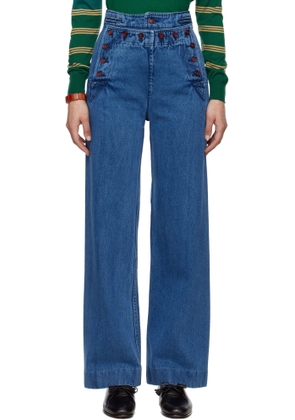 Bode Blue Sailor Jeans
