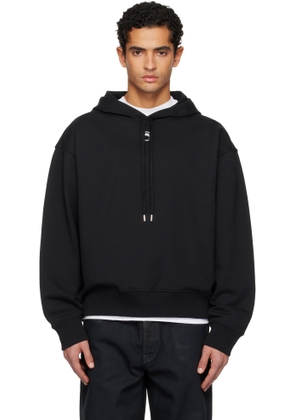Marine Serre Black Moon Logo Hoodie