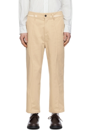Camiel Fortgens Beige Slack Trousers
