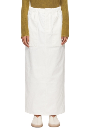 Gabriela Coll Garments White No.282 Midi Skirt