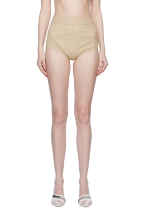 Coperni Beige Hardware Shorts