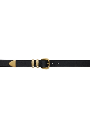 Anderson's Black Calfskin Hardware Belt