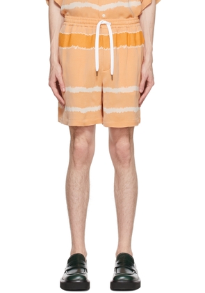 CMMN SWDN Orange Enzo Shorts