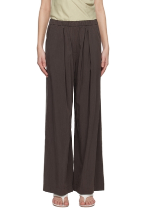 BEC + BRIDGE Brown Sade Trousers