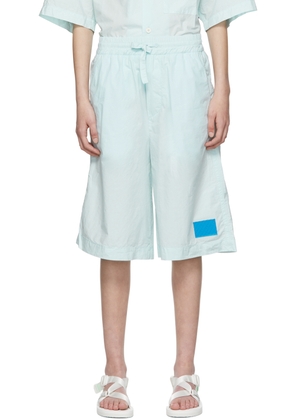 SUNNEI Blue Cotton Shorts