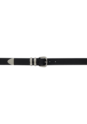 Anderson's Black Grained Calfskin Hardware Belt