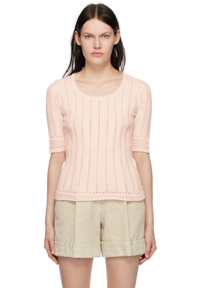 See by Chloé Pink Scoop Neck Top