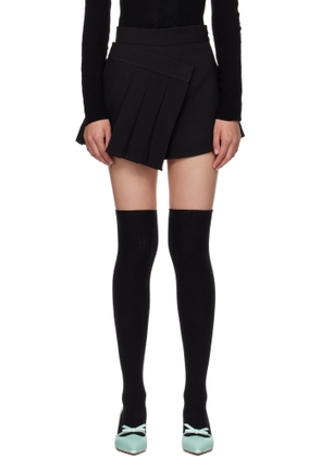 SHUSHU/TONG SSENSE Exclusive Black Pleats Skort