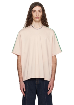 Wales Bonner Pink adidas Originals Edition Embroidered-Logo T-shirt