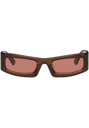 Entire Studios Brown Atheric Sunglasses