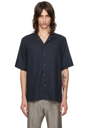 Paul Smith Navy Button-Down Shirt