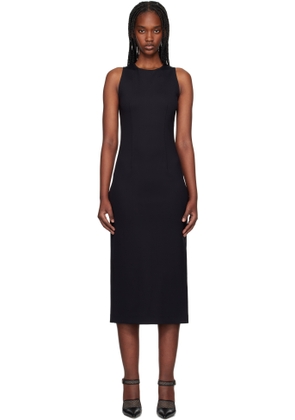 Max Mara Black Sevres Midi Dress
