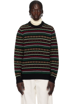 Guest in Residence Black Lodge Crew Sweater