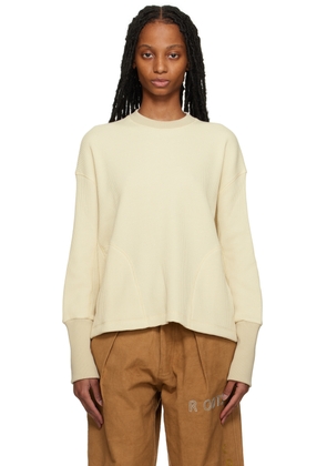 Nicholas Daley Off-White Crewneck Long Sleeve T-Shirt