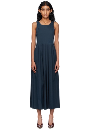Max Mara Navy Moira Midi Dress