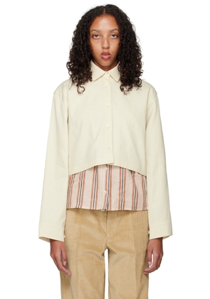 Arch The Off-White Cropped Shirt
