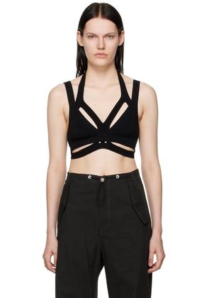 Dion Lee Black Interlink Tank Top