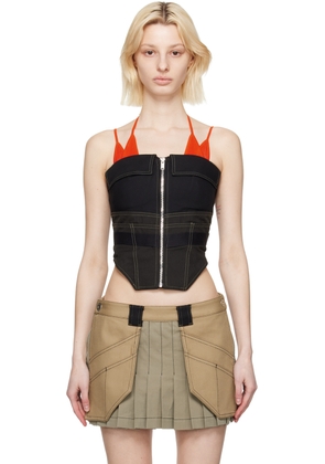 Dion Lee Black Workwear Camisoles