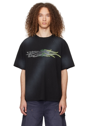 We11done Black Faded T-Shirt