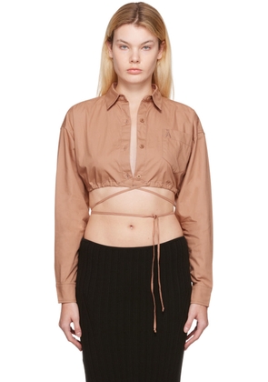 ANDREĀDAMO Pink Drawstring Shirt